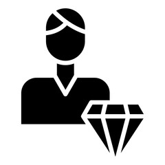 Employee Value Icon Element For Design