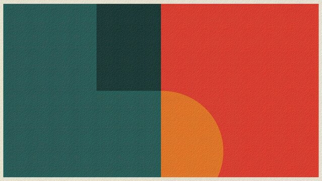 Generative AI, Bauhaus Inspired Geometric Abstraction