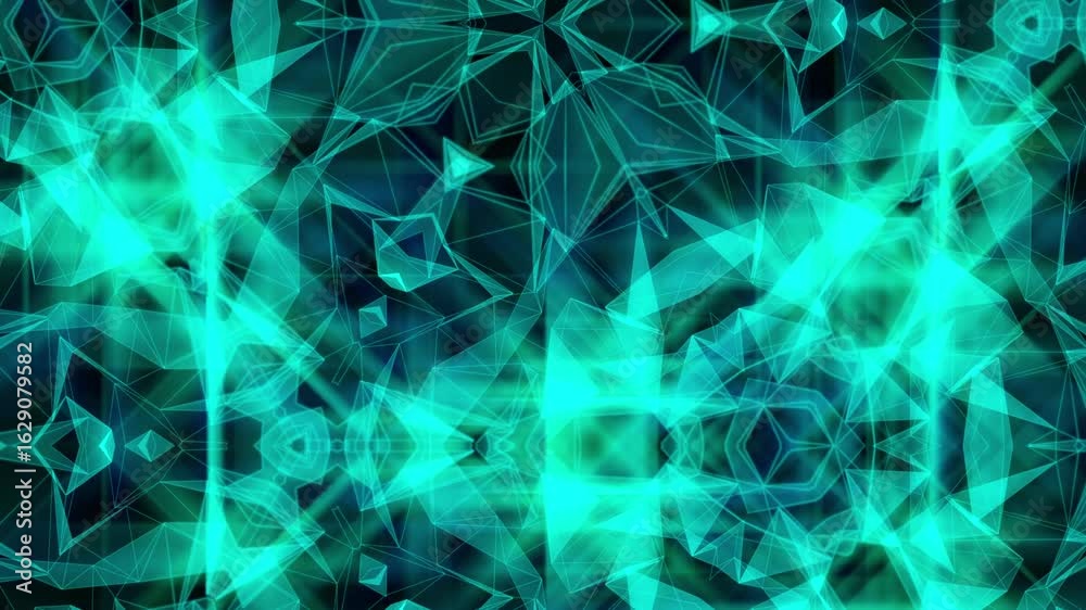 Wall mural abstract background with animation of blinking colorful circles. technologic electricity backdrop. s