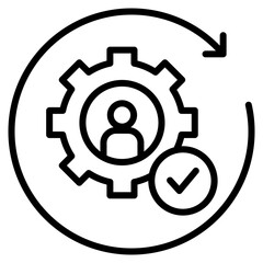 Skill Match Icon Element For Design