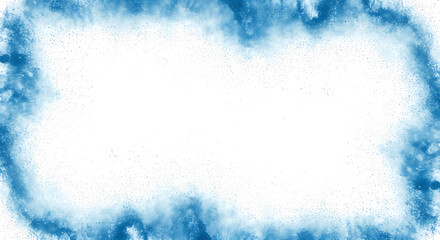 Abstract Blue Glowing Frame, Perfect for Design Projects and Presentations