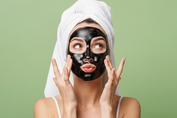 Mask On Worries Off A Moment of Self Care