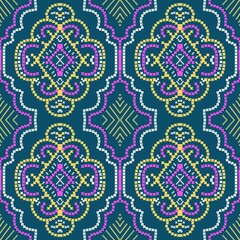 pattern batik flower damask ethnic boho ikat texture tribal geometric background