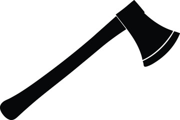logging axe vector icon.
