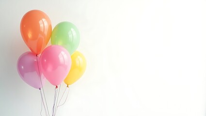 Background with ballons