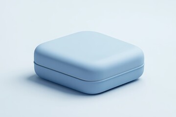 Light-blue square container on a light-blue background.