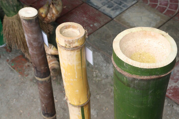 Naklejka premium bamboo stock on farm for sell