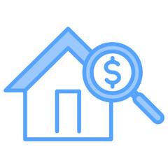 Home Appraisal Blue Icon