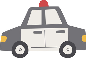 Police car vehicle element

