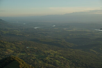 Fototapeta premium view from the top of the mountain
