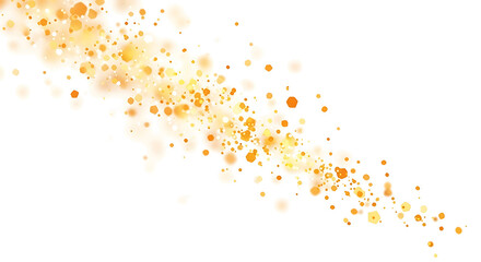 Abstract Gold Splashes on Transparent Background: High-Resolution Texture for Design