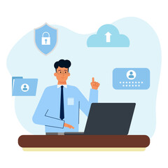 Uploading files to cloud storage service