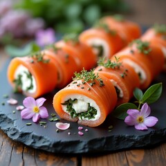 Salmon and asparagus