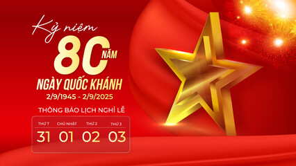 Vietnam National Day Celebration Poster