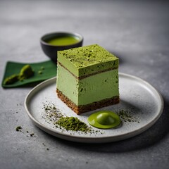 Elegant Matcha Mousse Cake: A Delicate Green Dessert