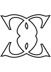 This a vector icon which is used on any Branded T-shirts or Sports Jersey or Tank top.