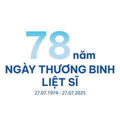 Vietnam War Invalids and Martyrs Day Typography Design