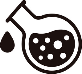 Colorant vector icon. sulfate illustration symbol. additive logo.
