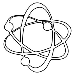 atomic energy Icon line