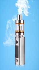 Vaporizer device with smoke