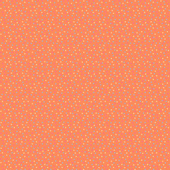 Simple abstract geometric polka dot pattern on fabric Muted orange-peach background Minimalistic design