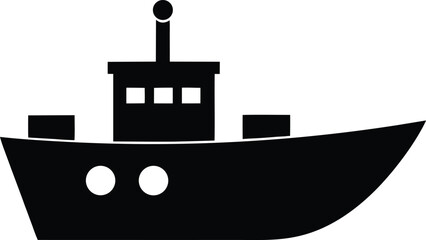 Obraz premium Ship Silhouette