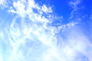blue sky with clouds