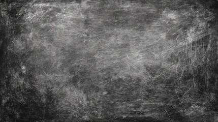 The surface displays a rich texture of scratches and smudges, indicating heavy use, likely in a classroom or educational environment where lessons and ideas have been shared.