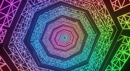 Green digital rain of binary code cascading down, creating a futuristic, immersive digital landscape.