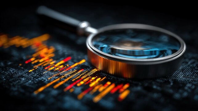 Blockchain forensics analyzing cryptocurrency transactions and ledgers to detect fraud, money laundering, and illicit activities.