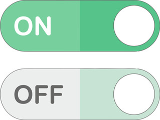 On off toggle switch button interface user experience ui