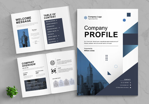 Company Profile Template Layout