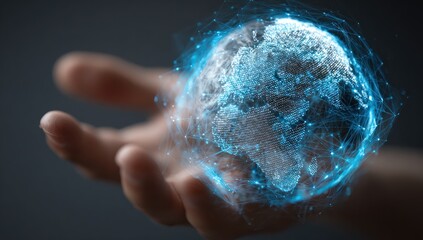 Holographic Earth in Hand