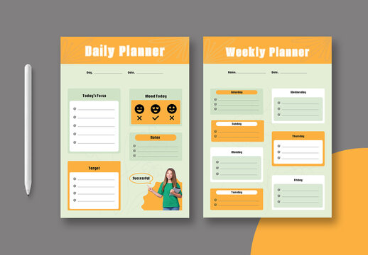 Smart Goal Planner Design Template Layout