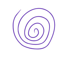 spiral vector element shape