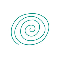 spiral vector element shape