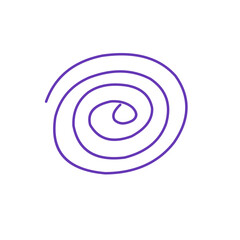 spiral vector element shape