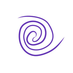 spiral vector element shape