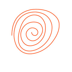 spiral vector element shape