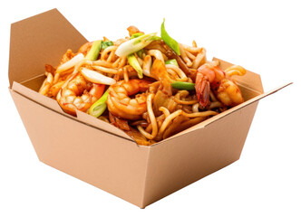 PNG Noodle food meal box.