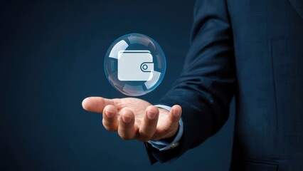 Business leader magnifying 2026 trends on global map, exploring future opportunities and growth