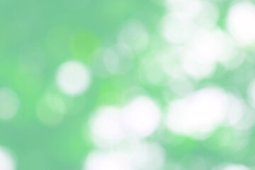 Green nature bokeh, Subtle background in abstract style for graphic design