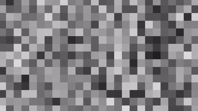 Pixel censored with mosaic pattern animation 4K Video