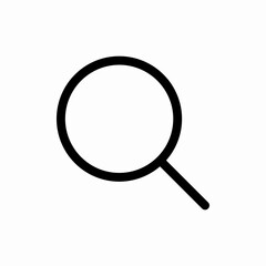 search magnifier icon vector sign

