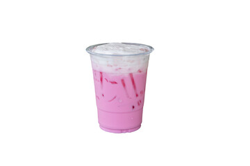 cold drink pink milks foam tasty menu 