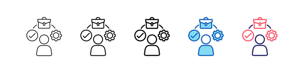 Activity Icon In 5 Different Styles Set Collection.   