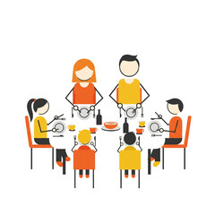 people in the restaurant