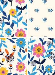 Vector illustration. Seamless pattern for printing.