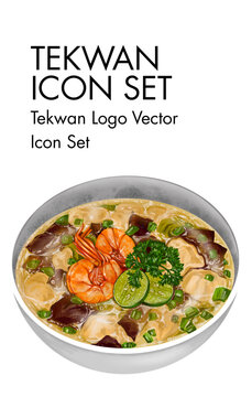 Tekwan logo vector Icon set