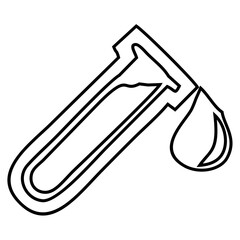 test tube Icon line_1